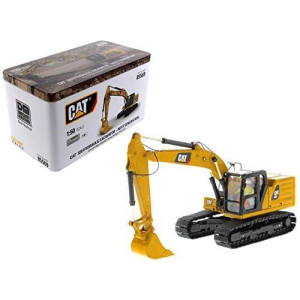 Diecast Masters Cat Caterpillar 320 Hydraulic Excavator With Operator High Line Series 1/50 Diecast Model