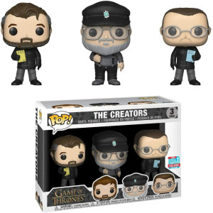 Funko Pop Game Of Thrones The Creators 3 Pack Nycc 2018 Exclusive