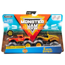 Monster Jam Official Radical Rescue Vs Earth Shaker Diecast Monster Trucks 164 Scale 2 Pack