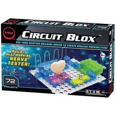 E-Blox Circuit Blox Builder - 72 Projects Circuit Board Building Blocks Toys Set For Kids Ages 8+ (Cb-0163)