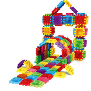 Dimple 360Piece Set Large Stacking Blocks And Interconnecting Building Set Makes 60 Blocks For Boys Girls Educational Fun