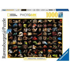 Ravensburger National Geographic Photo Ark Amazing Animals 1000 Piece Jigsaw Puzzle For Adults Every Piece Is Unique Softcli