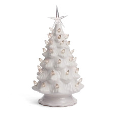 Ceramic Christmas Tree Tabletop Christmas Tree With Lights 115 Inch Medium White Christmas Tree White Lights Lighted