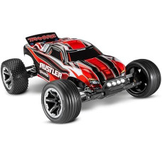 Traxxas 370541Redx Rustler : 1/10 Scale Stadium Truck