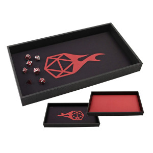 Forged Dice Co Dice Tray 14 Double Sided And Removable Neoprene Rolling Dice Mat For Any Dice Or Board Game Tabletop Rpgs