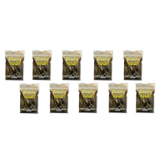 10 Packs Dragon Shield Perfect Fit Smoke Inner Sleeves Standard Size 100 Ct