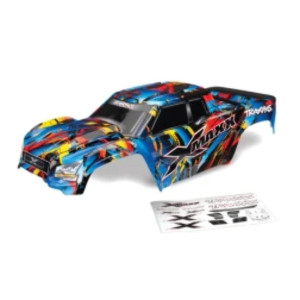 Traxxas Body Xmaxx Rock N Roll Painted Decals Applied Assembled With Tailgate Protector