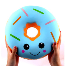 Accoco 10 Inch Large Slow Rising Squishy Toys Giant Donut Jumbo Slow Rising Scented Super Soft Squeeze Squishy Food Toys Stres