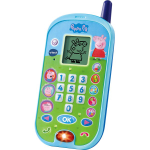 Vtech Peppas Learning Phone With Original Voices From The Peppa Pig Series And Exciting Educational Games For Children Aged