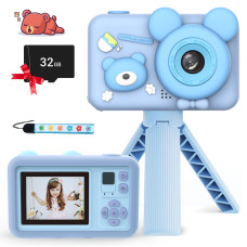 Omzer Upgrade Kids Camera 1080P Hd Digital Video Camera For Toddlers Video Recorder Cmaera Toys For Kids Christmas Birthday G