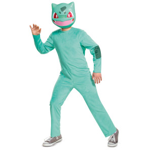 Pokemon Costume Bulbasaur For Kids Childrens Classic Character Outfit Child Size Medium 78 Green