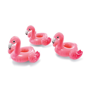 Intex Floating Flamingo Inflatable Drink Holders 3Pack