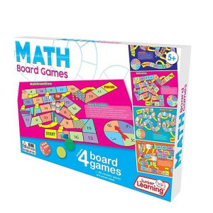 Junior Learning Jl425 Math Board Games, Multi