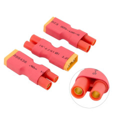 Bdhi 3Pcs Female Hxt 35Mm Bullets To Male Xt60 Connector Adapter For Super Tigre Turnigybdhi69