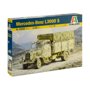 Italeri 6558S 135 Mercedes Benz L3000 Building Stand Model Making Crafts Hobby Gluing Plastic Kit Unvarnished