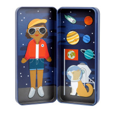 Petit Collage Magnetic Dress Up Space Bound Magnetic Game Board With Mix And Match Magnetic Pieces Ideal For Ages 3 Inclu