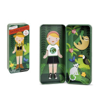 Petit Collage Magnetic Dress Up Nature Studies Magnetic Game Board With Mix And Match Magnetic Pieces Ideal For Ages 3 In