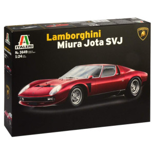 Italeri 3649 Model Plastic To Assemble Car Lamborghini Miura Jota Svj Model Kit Scale 124