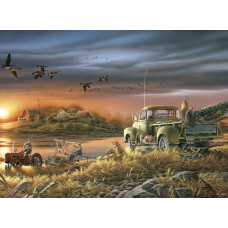 Buffalo Games Terry Redlin Patiently Waiting 1000 Piece Jigsaw Puzzle