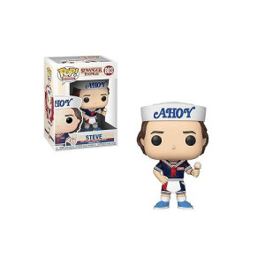 Funko Pop Television: Stranger Things - Steve with Hat & Ice cream