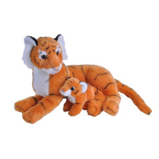 Wild Republic Mom And Baby Tiger Plush Stuffed Animal Plush Toy Gifts For Kids 11