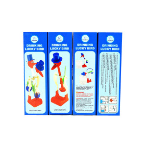 4 Pack Drinking Bird Redbluegreenpurple Of Liquid Color By Ch Solutions