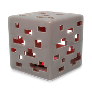 Minecraft Ceramic Ore Block Led Mood Light 6 Inches Tall