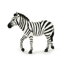 Papo Handpainted Figurine Wild Animal Kingdom Male Zebra 50249 Collectible For Children Suitable For Boys And Girls