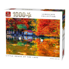 King 55882 Little House At The Lake Jigsaw Puzzle 1000Piece Full Colour 68X49 Cm