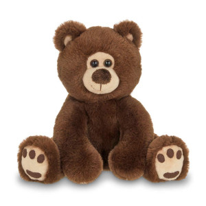 Bearington Lil Barnaby chocolate Brown Plush Stuffed Animal Teddy Bear, 115 inches