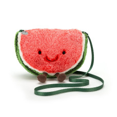 Jellycat Amuseable Watermelon Plush Bag Crossbody Purse With Zip Top Gifts For Kids Girls Tweens And Teens