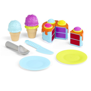 Little Tikes Tasty Jr Bake N Share Birthday Treats Role Play Activity Pack, Multicolor