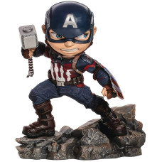 Iron Studios Official Marvel Captain America Endgame Mini Co Figure 59 In H X 55 In W X 39 In L Multicolour