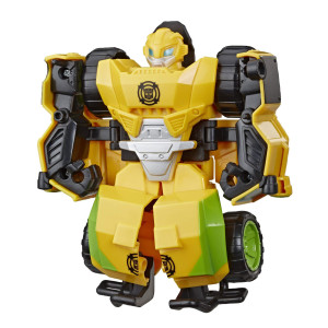 Transformers Playskool Heroes Rescue Bots Academy Bumblebee Converting Toy Robot 45 Action Figure Toys For Kids Ages 3 Up