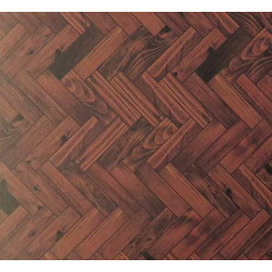 Melody Jane Dollhouse Parquet Floor Sheet Gloss Card Dark Oak Miniature 112 Flooring