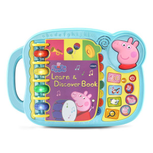 Vtech Peppa Pig Learn And Discover Book Blue