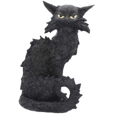 Nemesis Now Salem Witch Familiar Black Cat Figurine 325Cm Resin Black Witchs Familiar Figurine Black Cat Ornament Witchcr