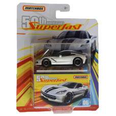 Matchbox Superfast 50Th Anniversary White 16 Corvette Stingray 06