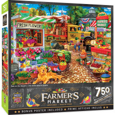 Masterpieces 750 Piece Jigsaw Puzzle For Adults Family Or Kids Sale On The Square 18X24