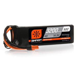 Spektrum 148V 3200Mah 4S 50C Smart Lipo Battery Ic3 Spmx32004S50