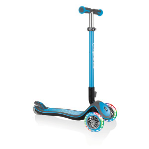 Globber Elite Deluxe With Lights 444401 Sky Blue