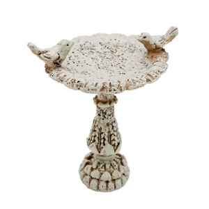 Odoria 112 Miniature Bird Bath Birdbath Dollhouse Garden Accessories