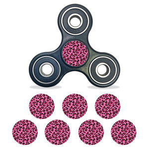 Mightyskins Vinyl Decal Skin Compatible With Fidget Spinner Center Cap Pink Leopard Protective Sticker Wrap For Your Fidget