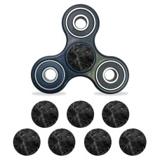 Mightyskins Vinyl Decal Skin Compatible With Fidget Spinner Center Cap Black Marble Protective Sticker Wrap For Your Fidget