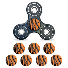 Mightyskins Vinyl Decal Skin Compatible With Fidget Spinner Center Cap Orange Camo Protective Sticker Wrap For Your Fidget T