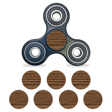 Mightyskins Vinyl Decal Skin Compatible With Fidget Spinner Center Cap Dark Zebra Wood Protective Sticker Wrap For Your Fidg