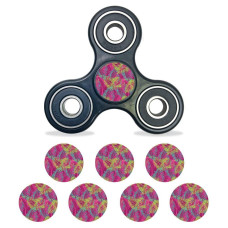 Mightyskins Vinyl Decal Skin Compatible With Fidget Spinner Center Cap Magenta Summer Protective Sticker Wrap For Your Fidge