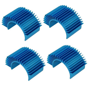 4 Pack Vgoohobby Aluminum Electric Engine Motor Heatsink Cooling Heat Sink Fins For 550 540 3650 Size Brushed Brushless Motors R