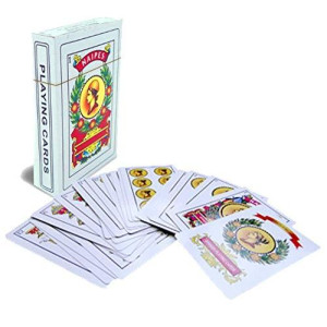 Liliane Collection Playing Cards Full Deck With 50 Cards Smooth Plastic Coated Cards Beautifully Artistic Traditional Desi