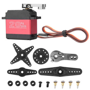 Drfeify Rc Waterproof Servo 20Kg 25Kg Metal Gear High Torque Waterproof Digital Servo For Rc Lovers25Kg